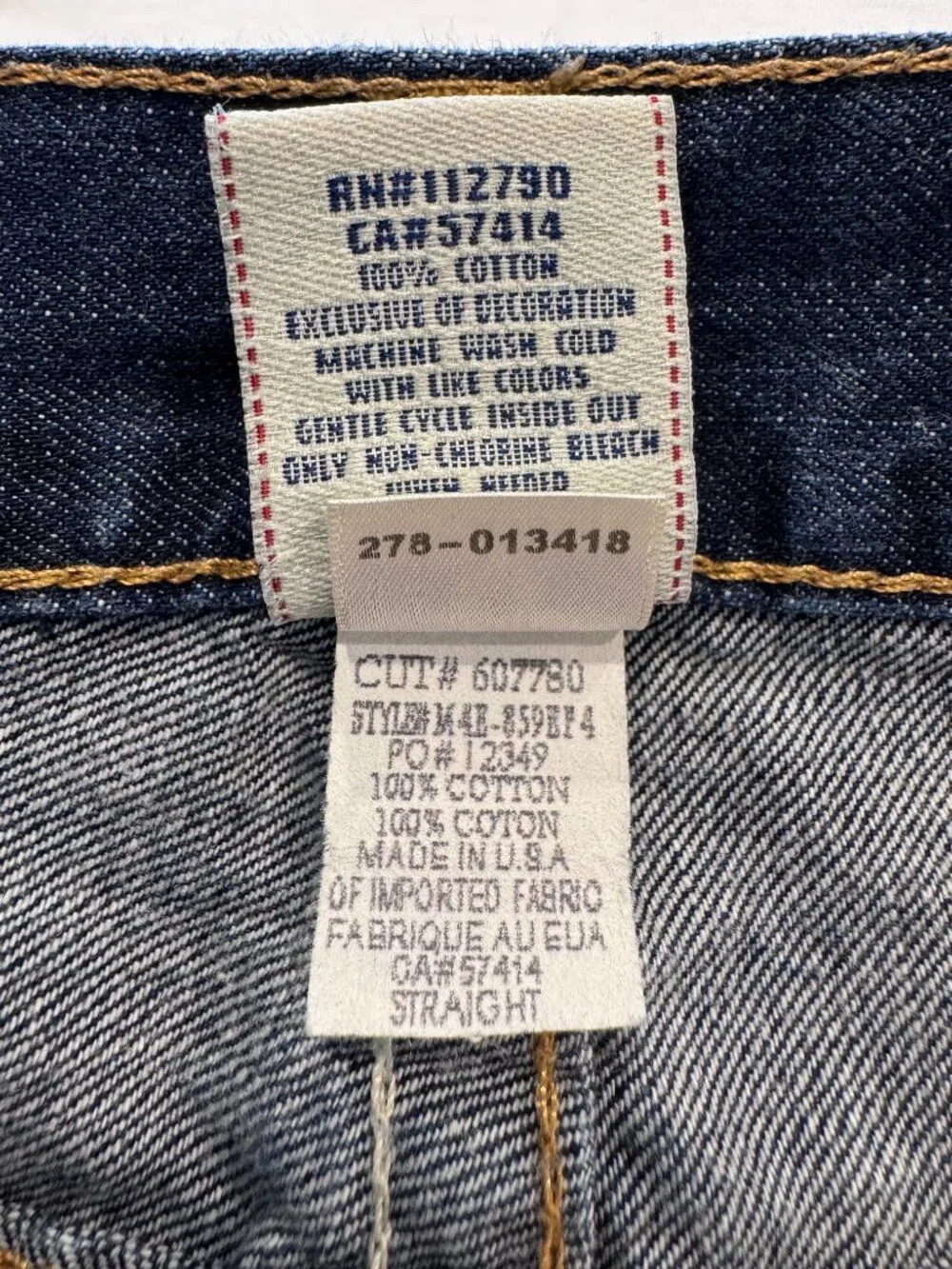 True Religion Men's straight leg denim jeans